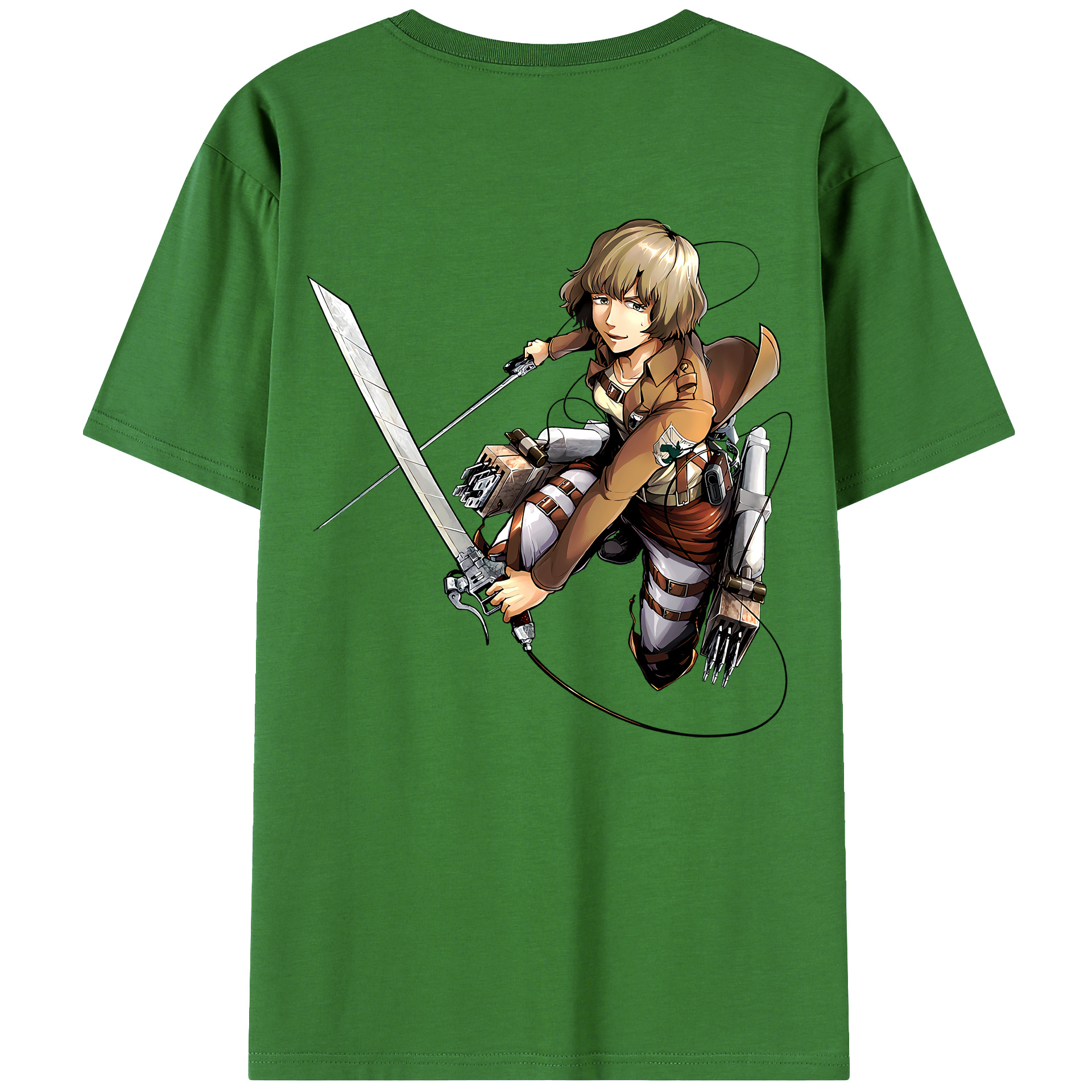 （画像用） 進撃の巨人 ヒツチ Attack on Titan Hitch レディース半袖Tシャツ(バックプリント)